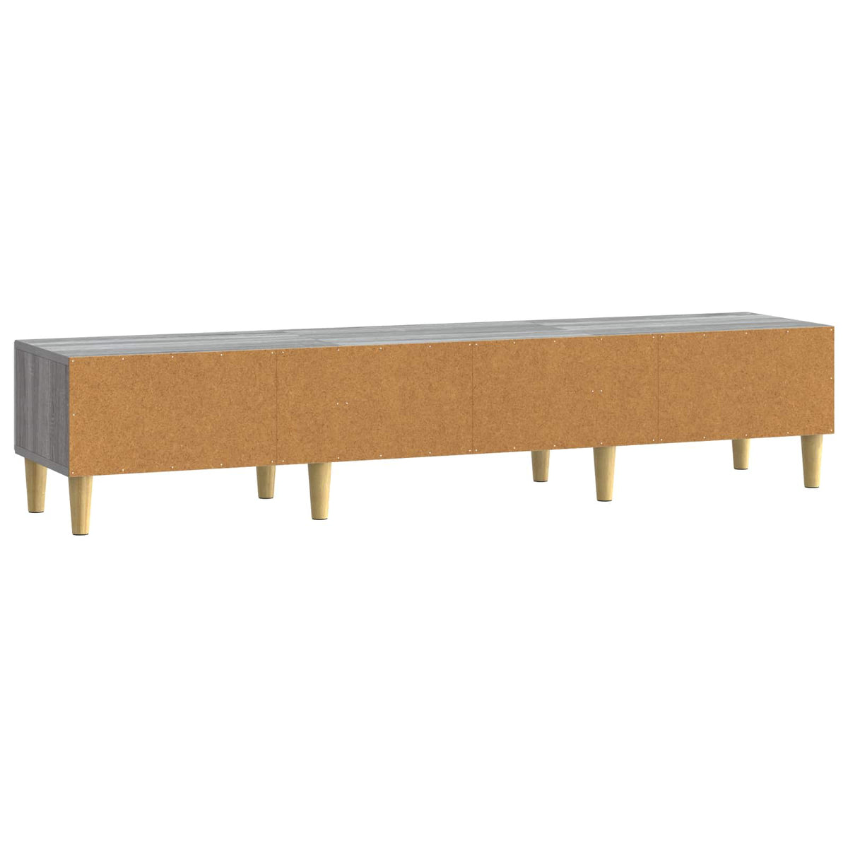 TV-Schränk 147 x 34,5 x 30 cm Grau Sonoma Holzwerkstoff