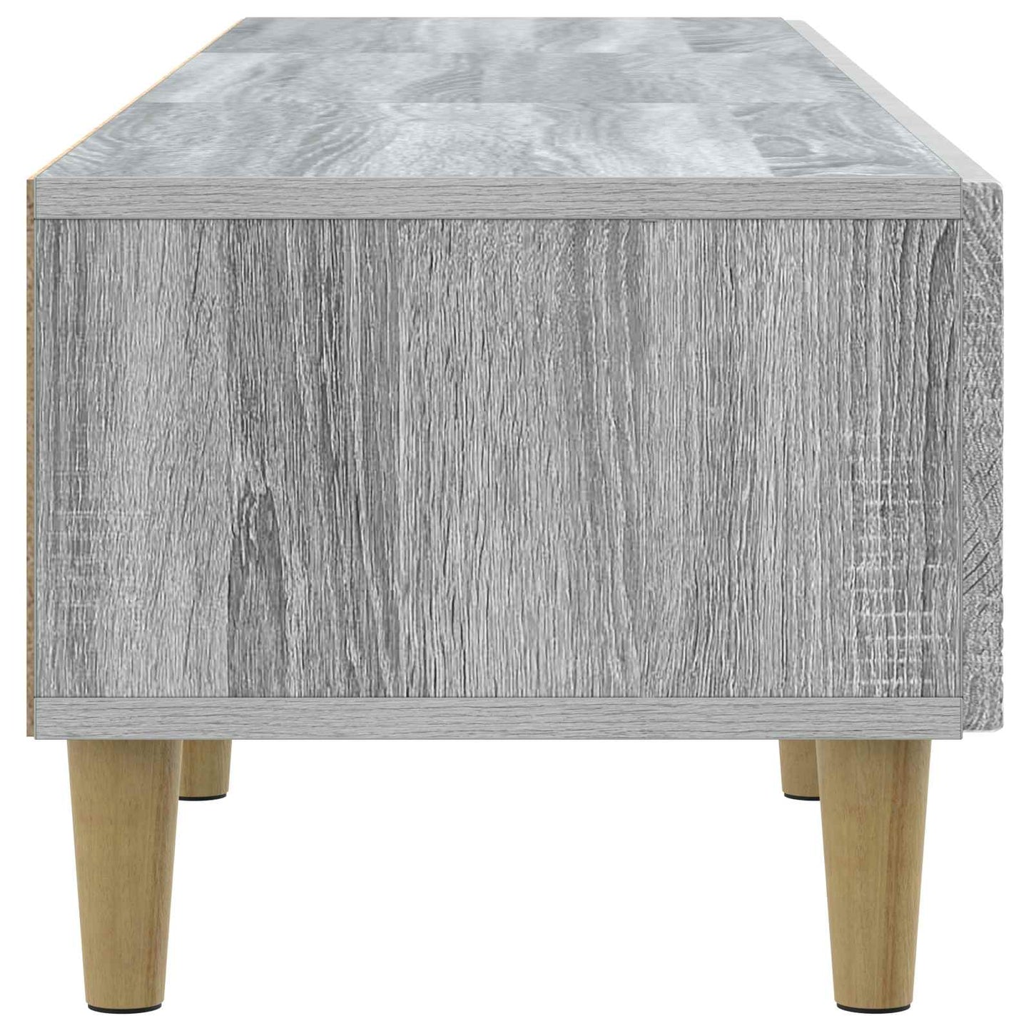 TV-Schränk 147 x 34,5 x 30 cm Grau Sonoma Holzwerkstoff