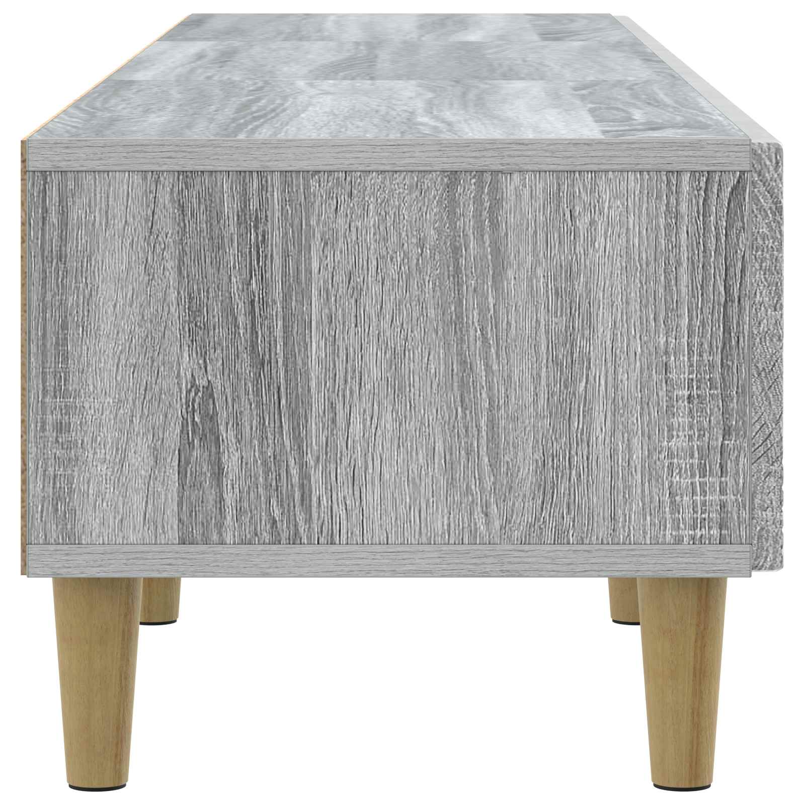 TV-Schränk 147 x 34,5 x 30 cm Grau Sonoma Holzwerkstoff