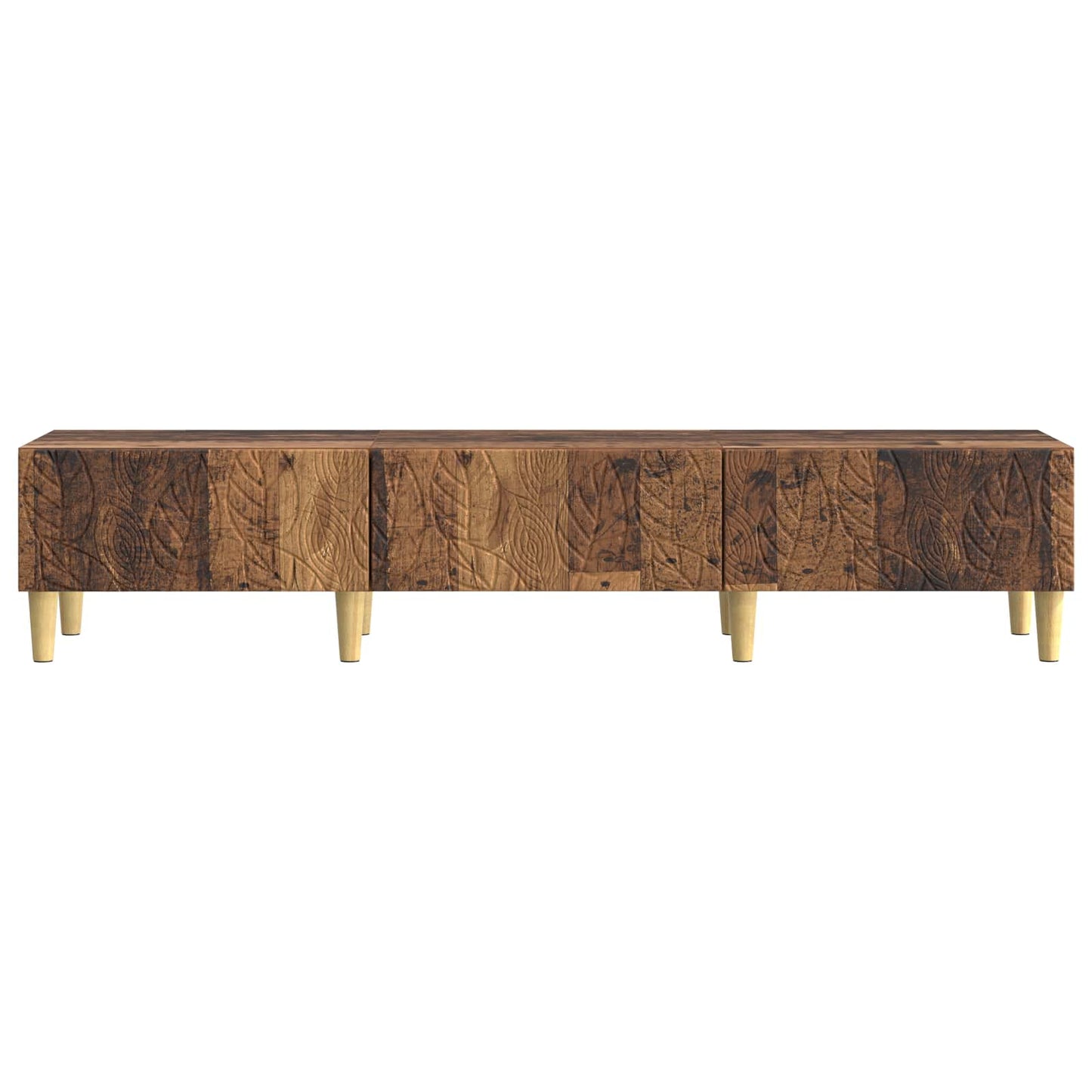 TV-Schränk 147 x 34,5 x 30 cm Altholz Holzwerkstoff