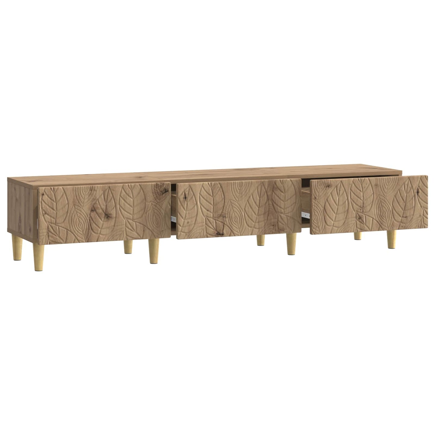 TV-Schränk 147 x 34,5 x 30 cm Artisan-Eiche Holzwerkstoff
