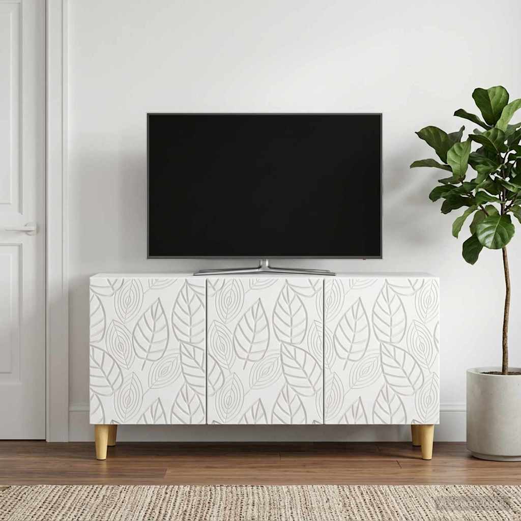 TV-Schränk 99 x 34,5 x 50 cm Weiß Holzwerkstoff