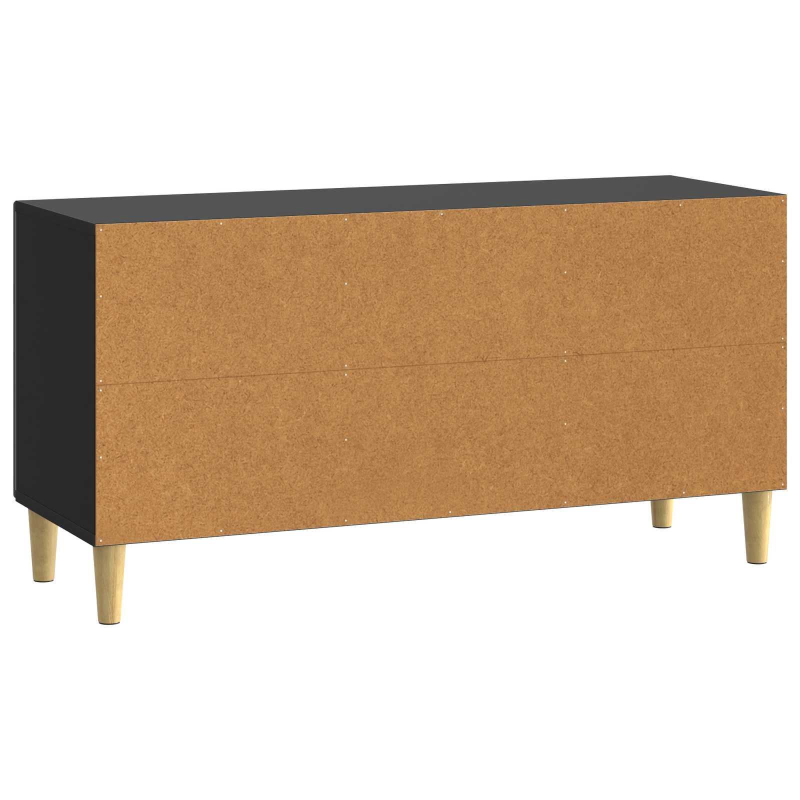TV-Schränk 99 x 34,5 x 50 cm Schwarz Holzwerkstoff