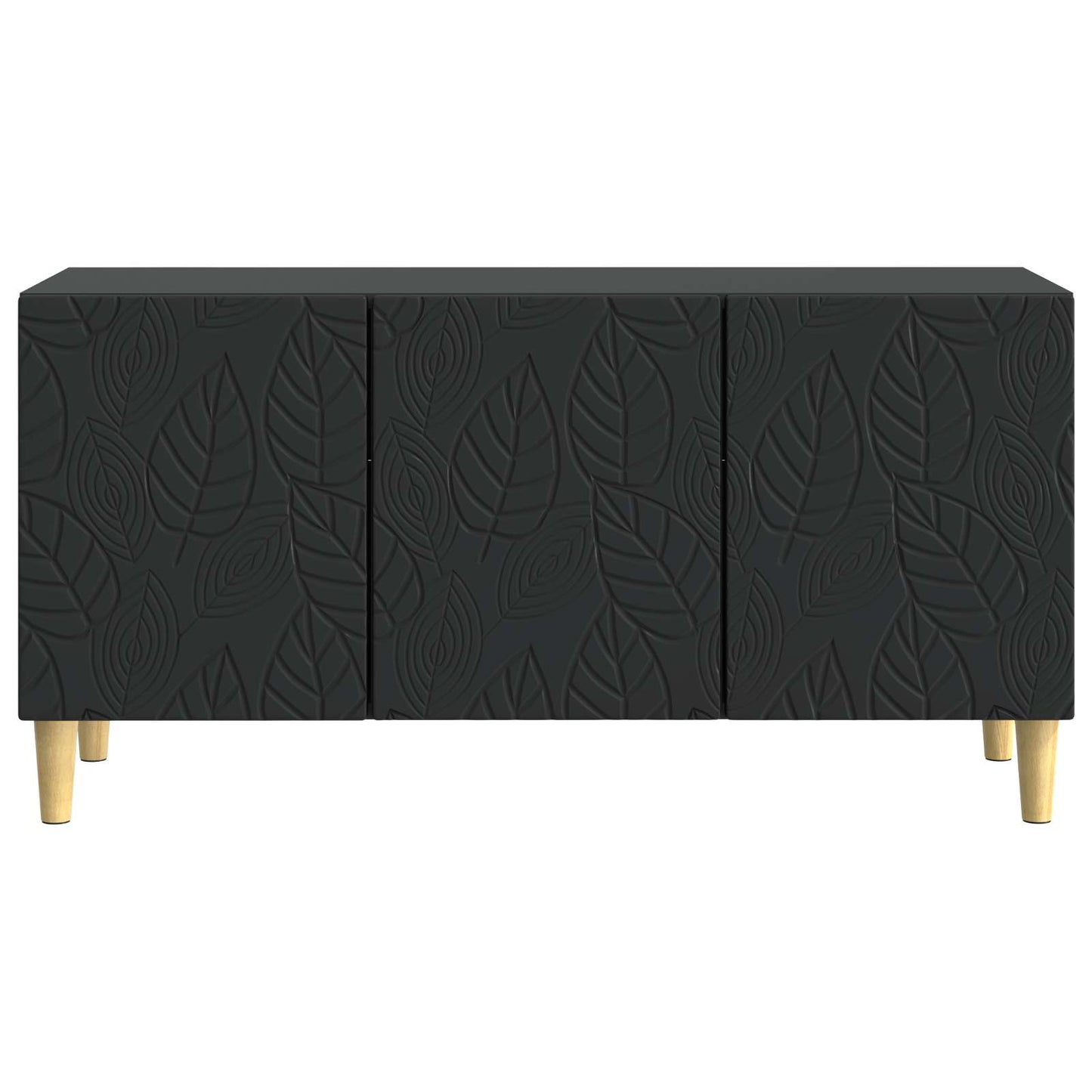 TV-Schränk 99 x 34,5 x 50 cm Schwarz Holzwerkstoff