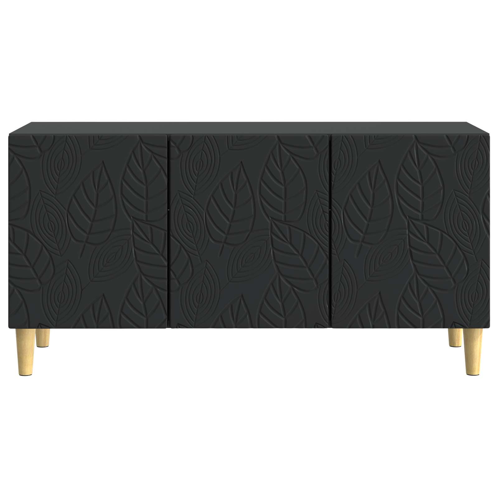 TV-Schränk 99 x 34,5 x 50 cm Schwarz Holzwerkstoff