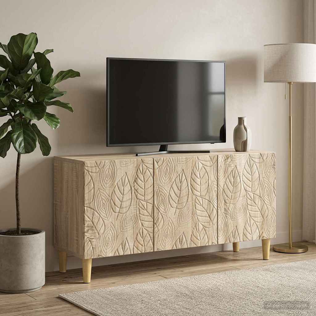 TV-Schränk 99 x 34,5 x 50 cm Sonoma-Eiche Holzwerkstoff