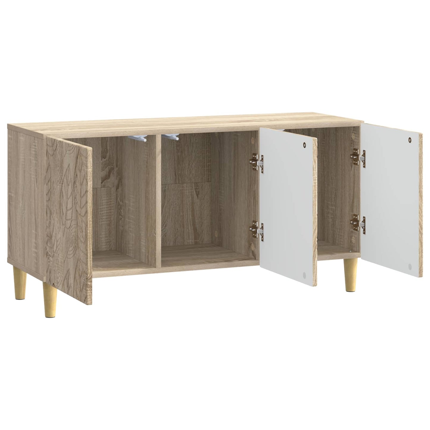 TV-Schränk 99 x 34,5 x 50 cm Sonoma-Eiche Holzwerkstoff