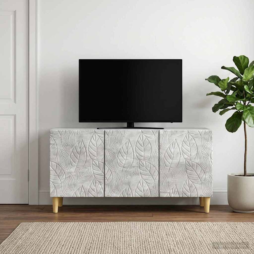 TV-Schränk 99 x 34,5 x 50 cm Betongrau Holzwerkstoff