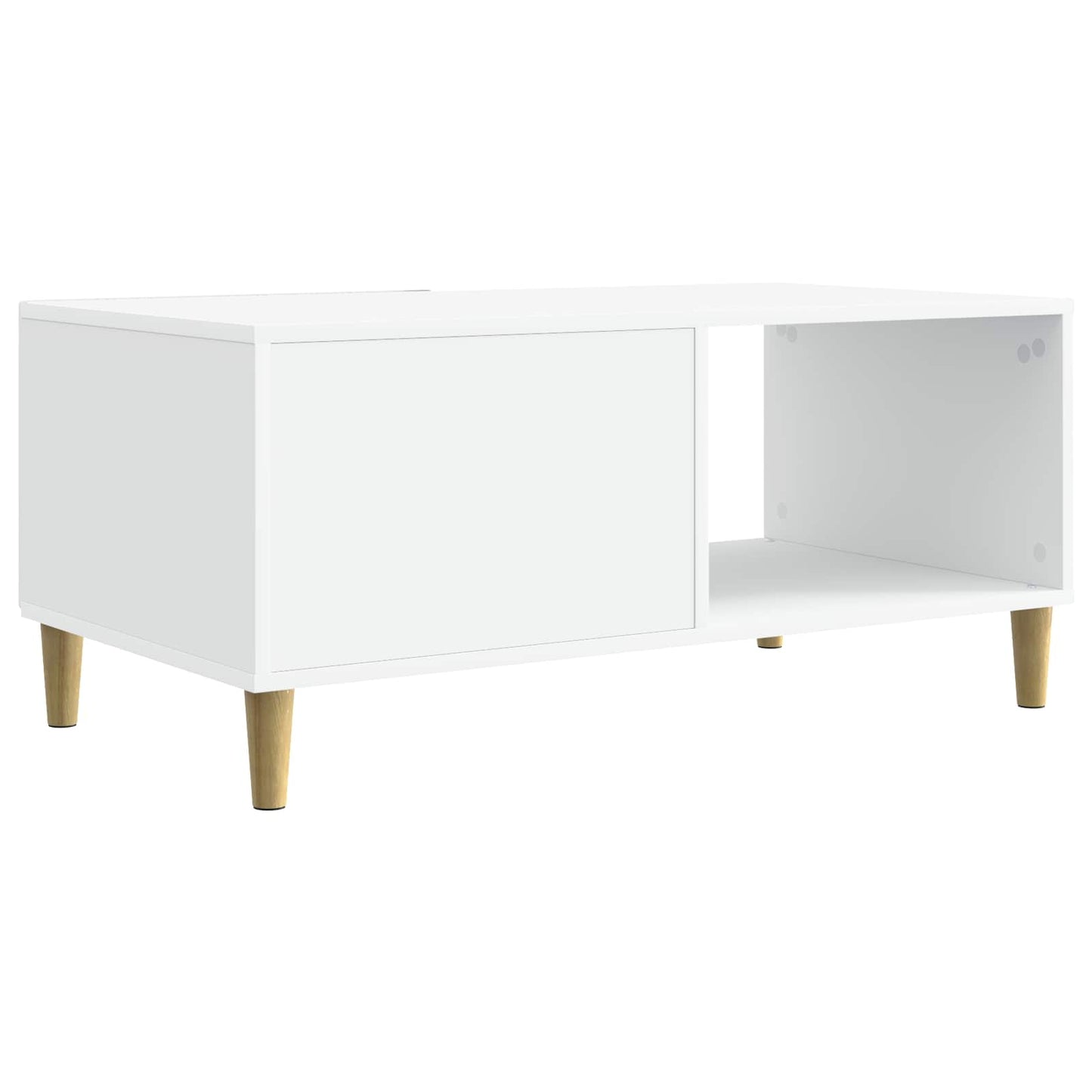 Couchtisch Weiß 90 x 50 x 40 cm Holzwerkstoff