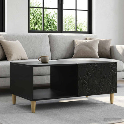 Couchtisch Schwarz 90 x 50 x 40 cm Holzwerkstoff