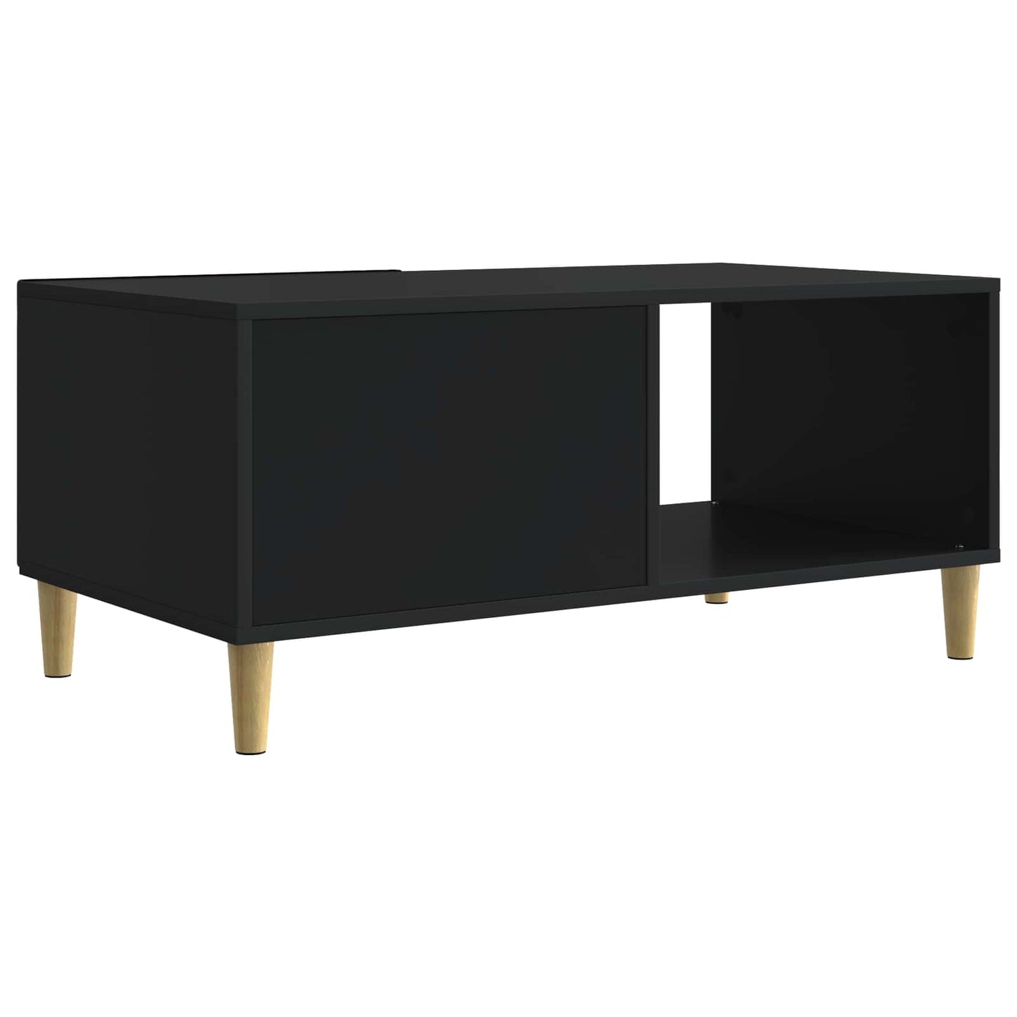Couchtisch Schwarz 90 x 50 x 40 cm Holzwerkstoff