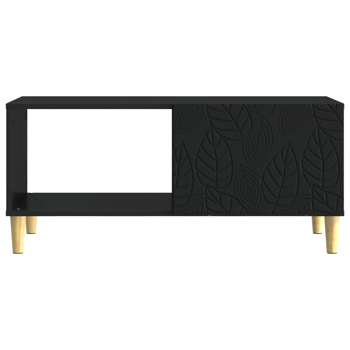 Couchtisch Schwarz 90 x 50 x 40 cm Holzwerkstoff