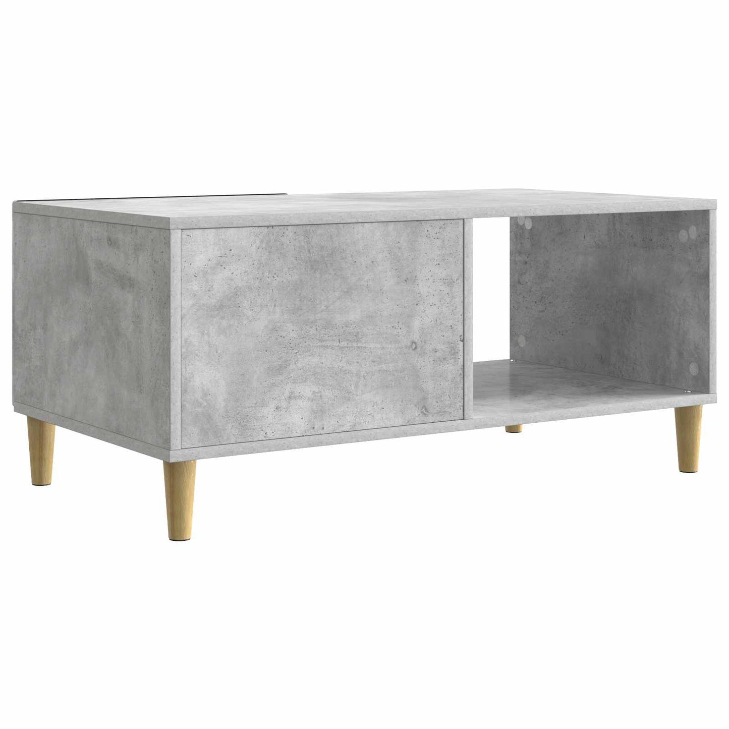 Couchtisch Betongrau 90 x 50 x 40 cm Holzwerkstoff