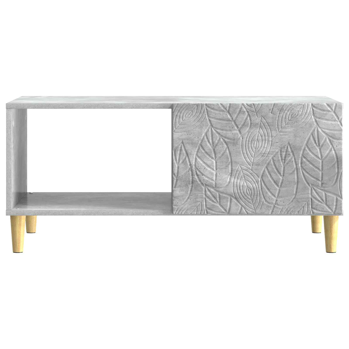 Couchtisch Betongrau 90 x 50 x 40 cm Holzwerkstoff