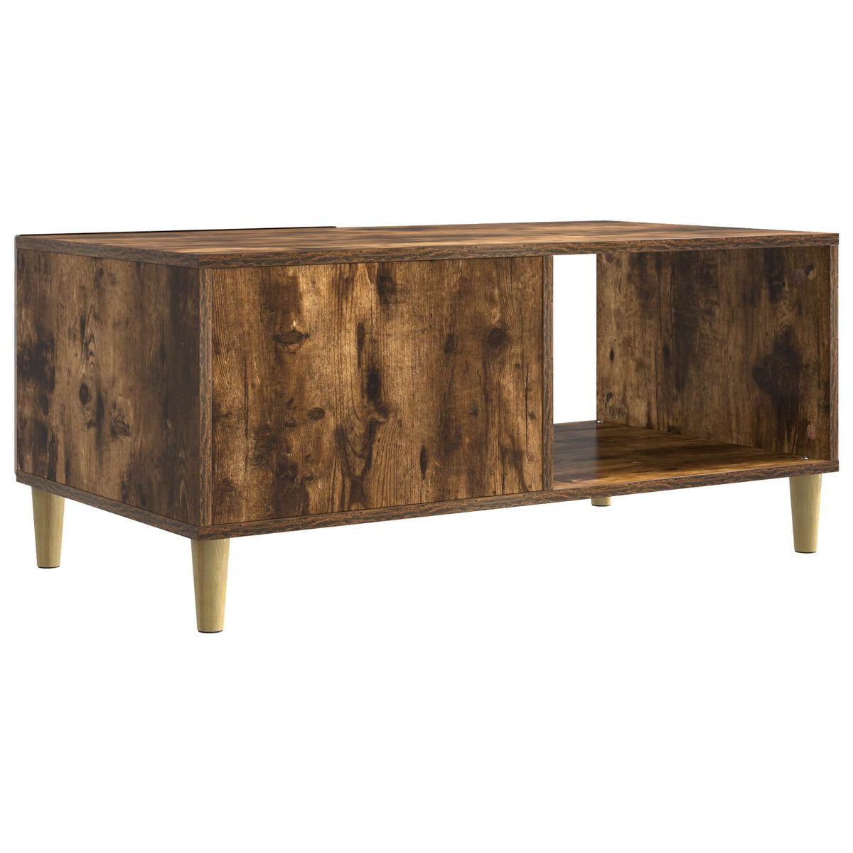 Couchtisch Räuchereiche 90 x 50 x 40 cm Holzwerkstoff