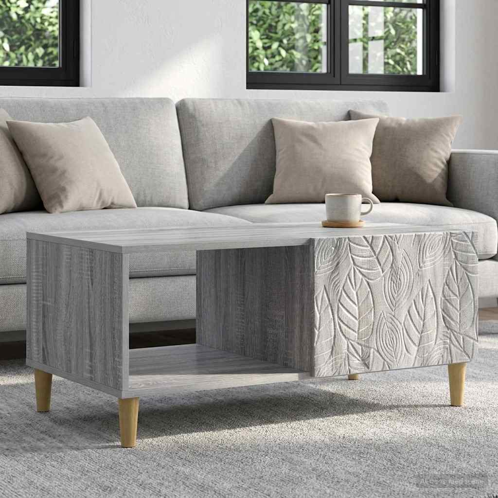 Couchtisch Sonoma-Grau 90 x 50 x 40 cm Holzwerkstoff