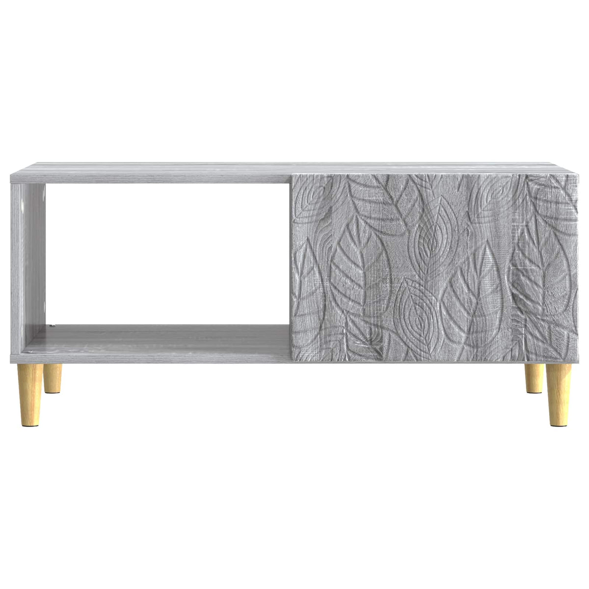 Couchtisch Sonoma-Grau 90 x 50 x 40 cm Holzwerkstoff