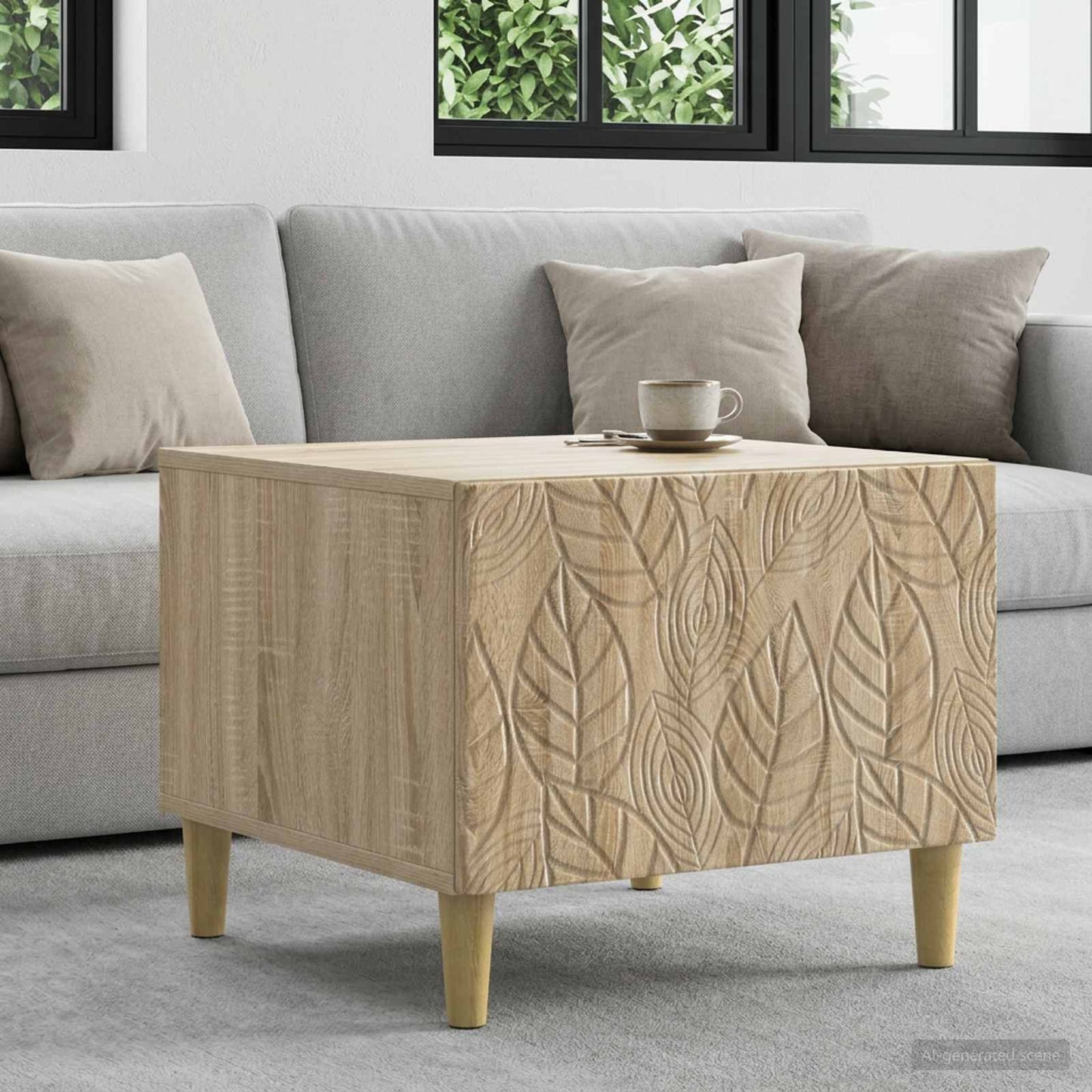 Couchtisch Sonoma-Eiche 50 x 49 x 40 cm Holzwerkstoff