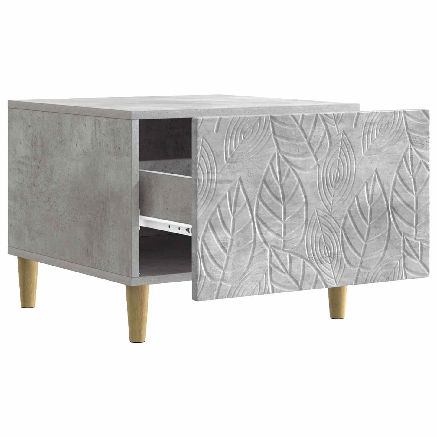 Couchtisch Betongrau 50 x 49 x 40 cm Holzwerkstoff