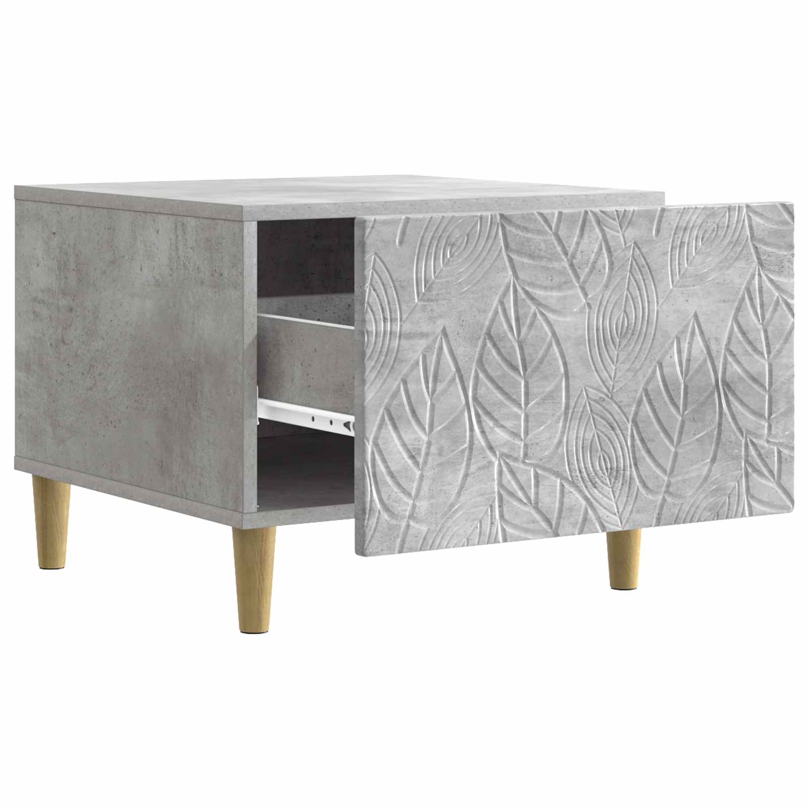 Couchtisch Betongrau 50 x 49 x 40 cm Holzwerkstoff