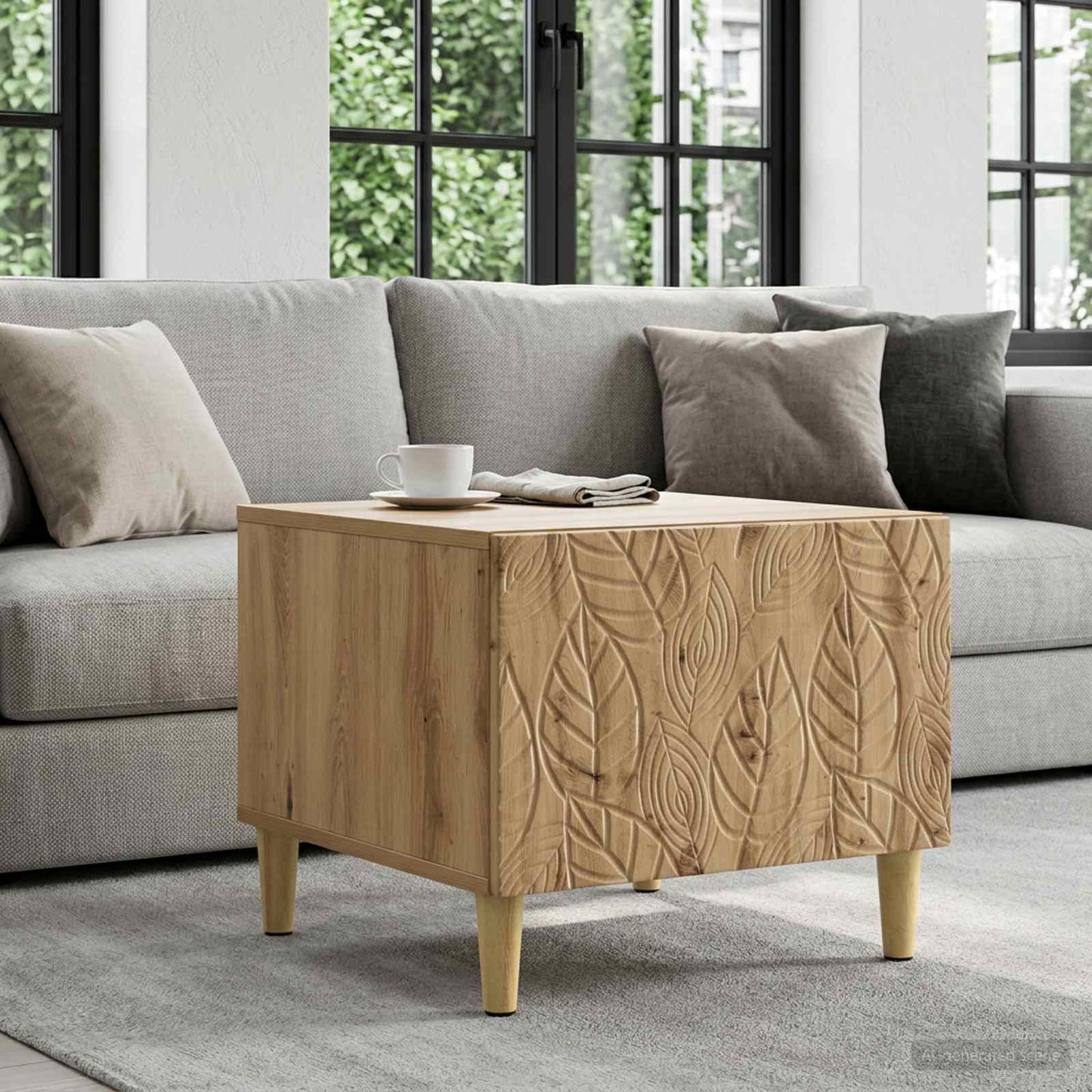Couchtisch Artisan-Eiche 50 x 49 x 40 cm Holzwerkstoff