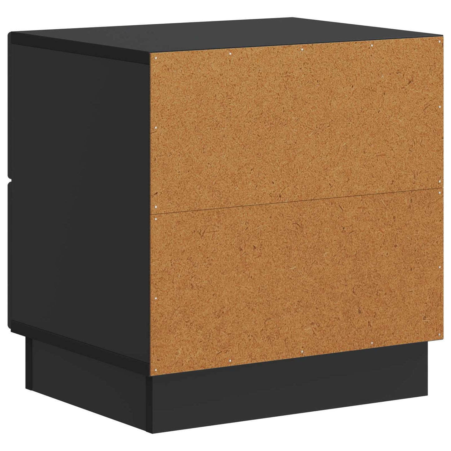 Nachttisch Schwarz 43 x 34,5 x 44,5 cm Holzwerkstoff