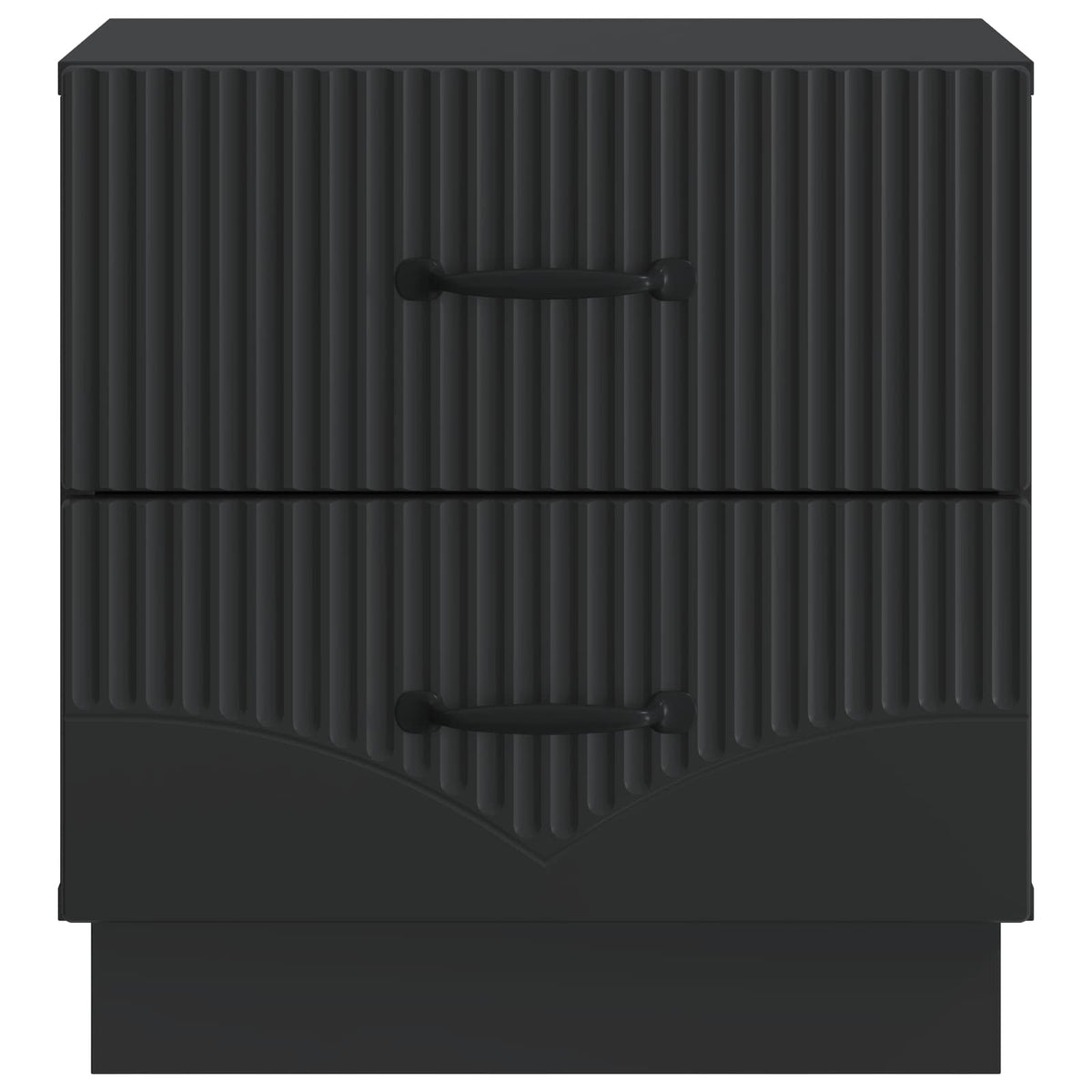 Nachttisch 2 stk. Schwarz 43 x 34,5 x 44,5 cm Holzwerkstoff