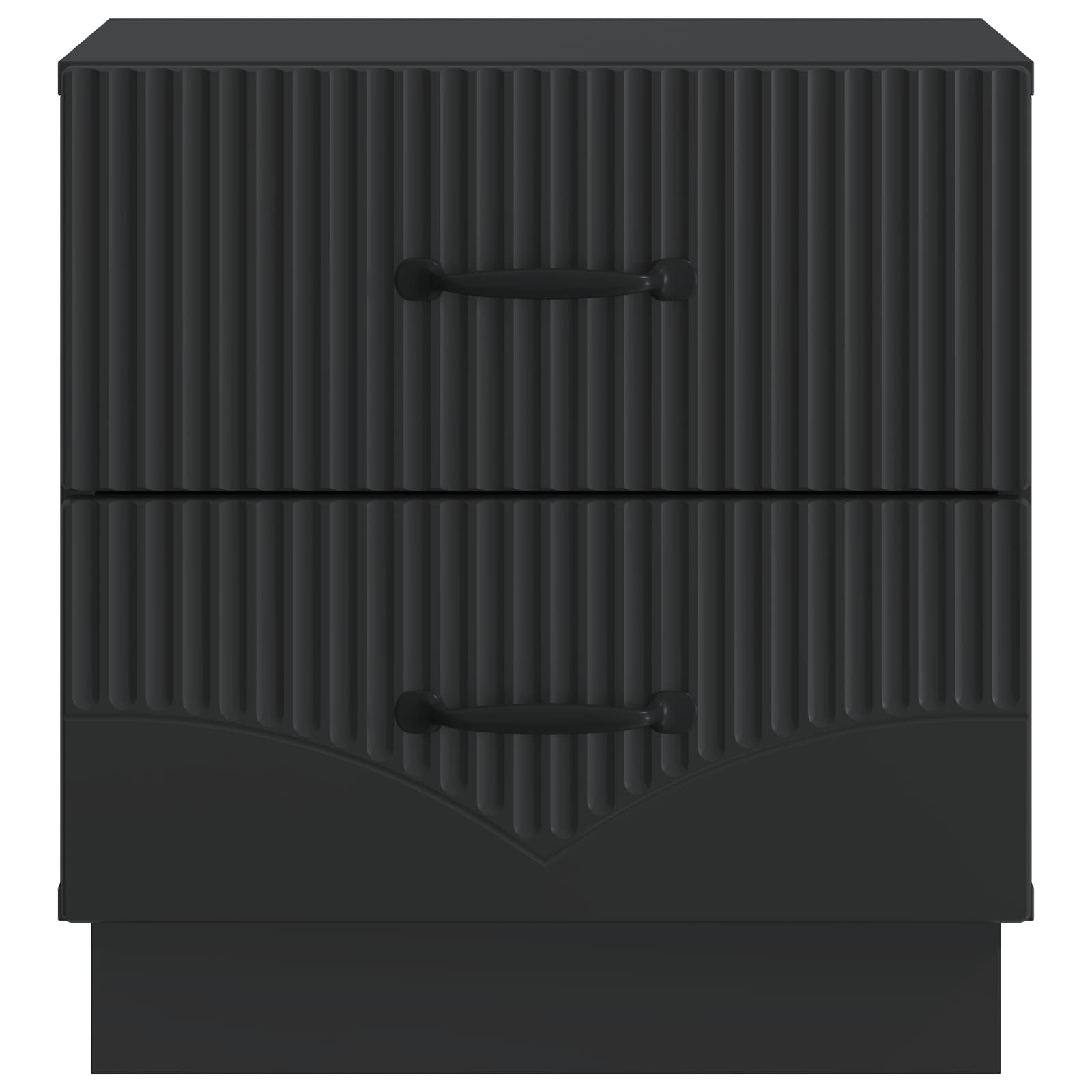 Nachttisch 2 stk. Schwarz 43 x 34,5 x 44,5 cm Holzwerkstoff