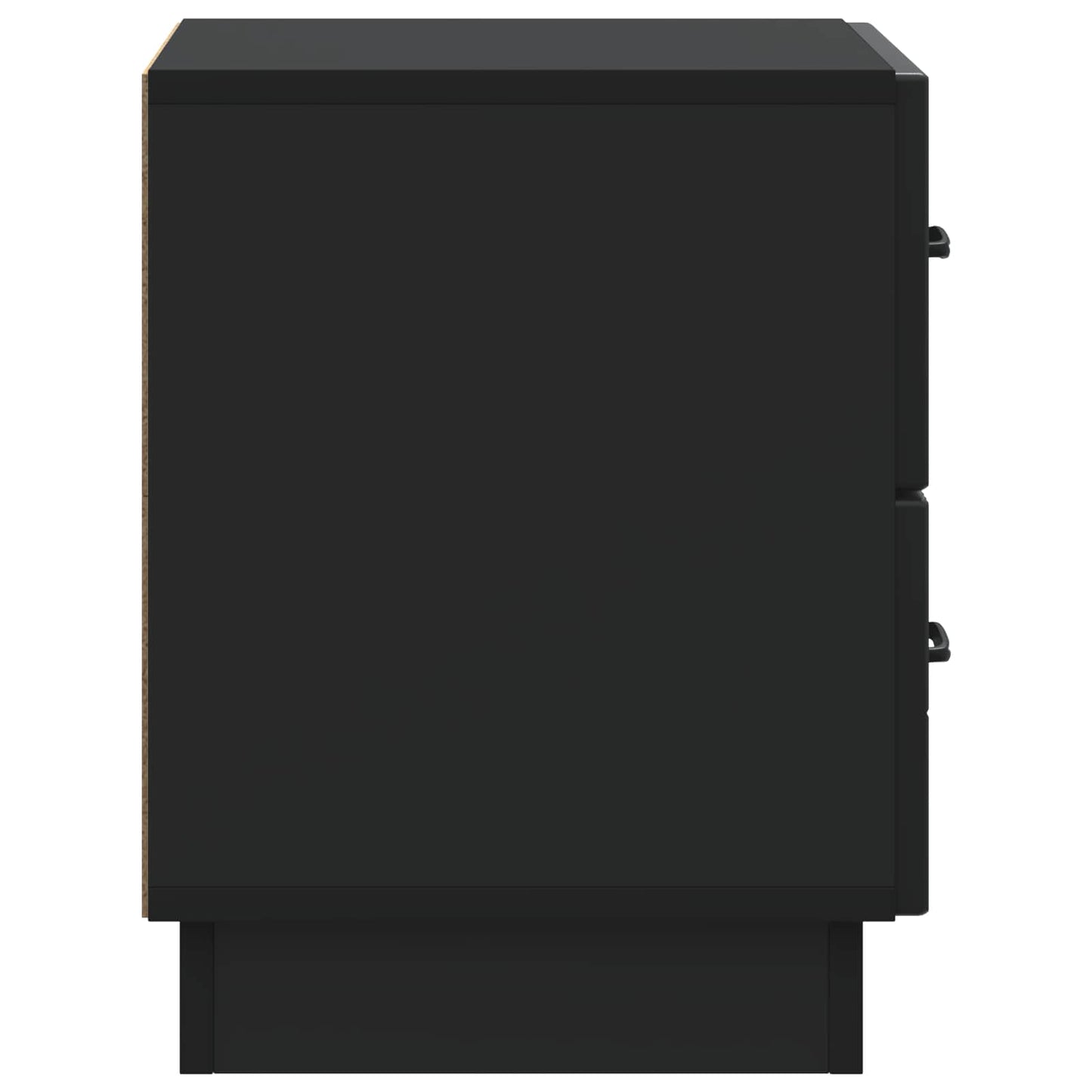 Nachttisch 2 stk. Schwarz 43 x 34,5 x 44,5 cm Holzwerkstoff