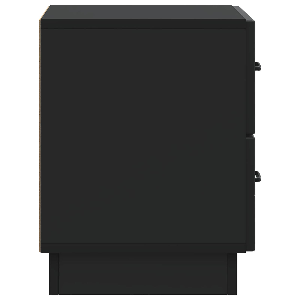 Nachttisch 2 stk. Schwarz 43 x 34,5 x 44,5 cm Holzwerkstoff