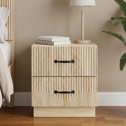 Nachttisch Sonoma-Eiche 43 x 34,5 x 44,5 cm Holzwerkstoff