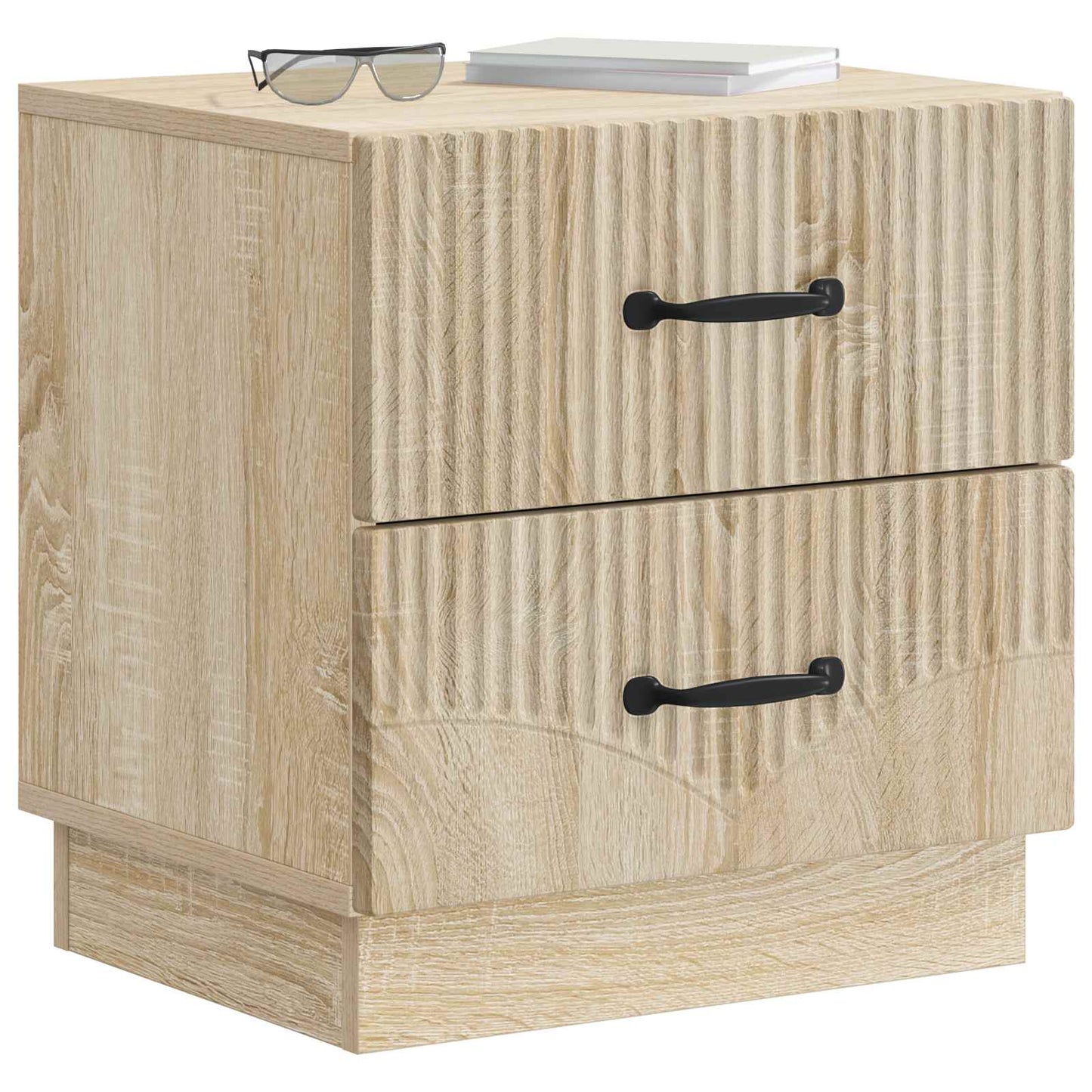 Nachttisch 2 stk. Sonoma-Eiche 43 x 34,5 x 44,5 cm