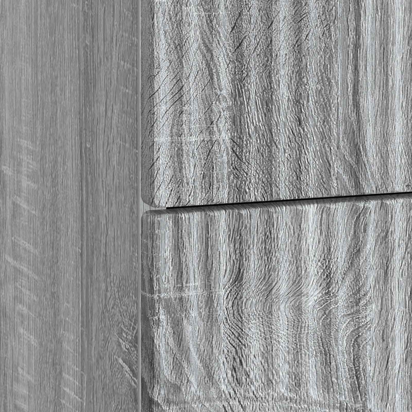 Nachttisch 2 stk. Graues Sonoma 43 x 34,5 x 44,5 cm