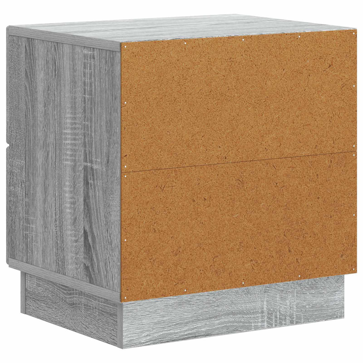 Nachttisch 2 stk. Graues Sonoma 43 x 34,5 x 44,5 cm