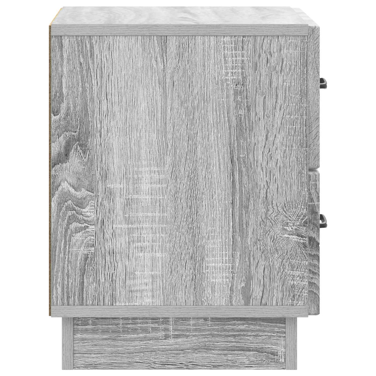 Nachttisch 2 stk. Graues Sonoma 43 x 34,5 x 44,5 cm