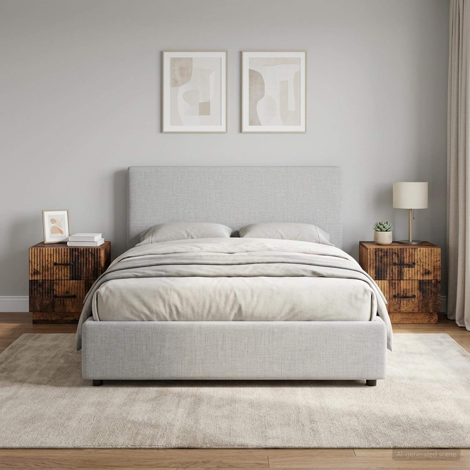 Nachttisch 2 stk. Altholz 43 x 34,5 x 44,5 cm Holzwerkstoff