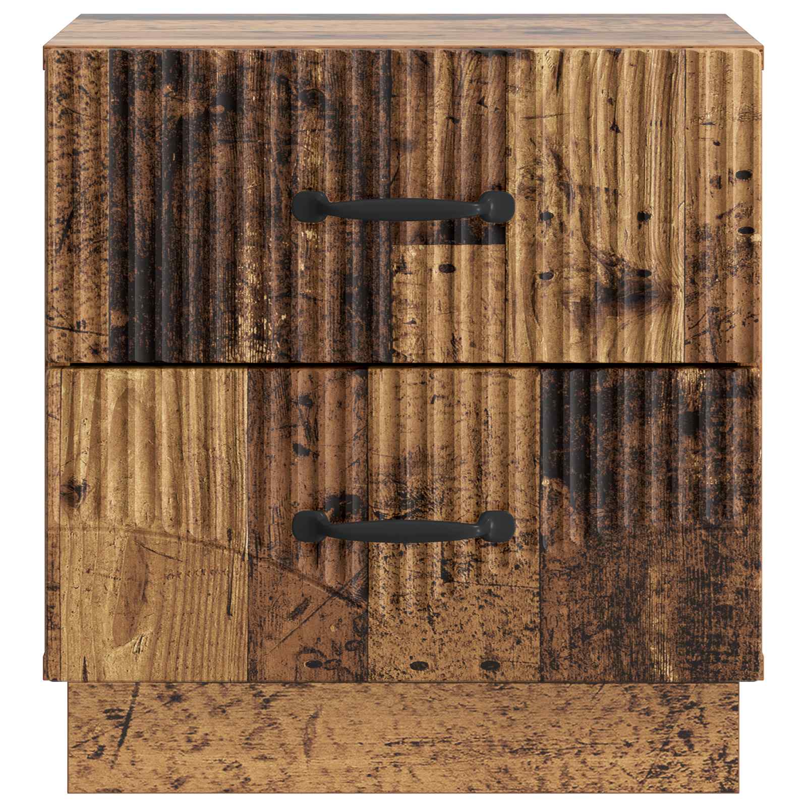 Nachttisch 2 stk. Altholz 43 x 34,5 x 44,5 cm Holzwerkstoff