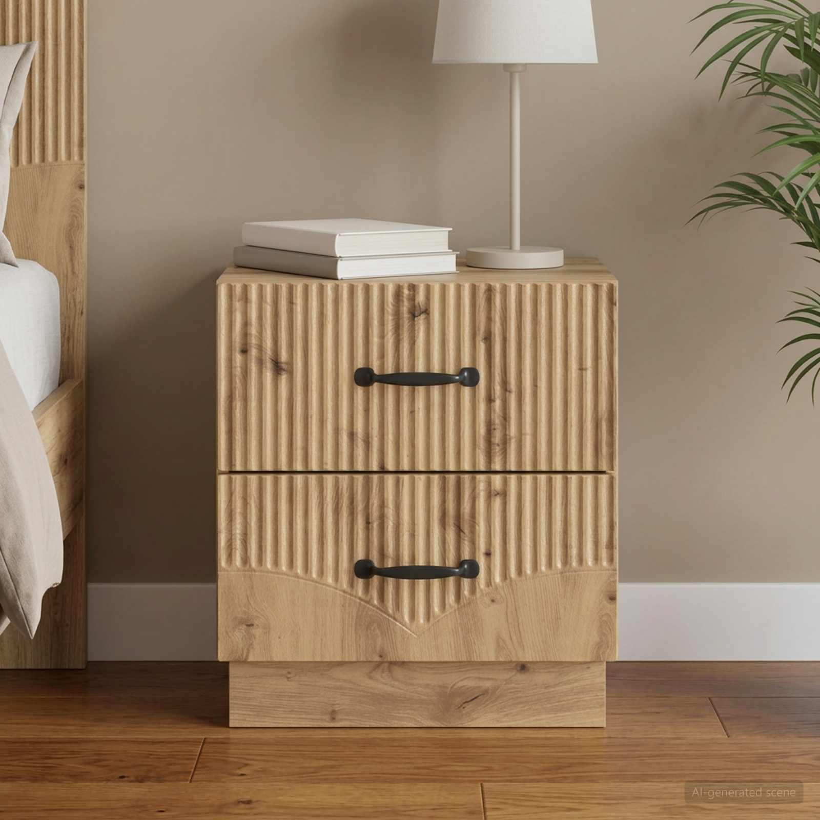 Nachttisch Artisan-Eiche 43 x 34,5 x 44,5 cm Holzwerkstoff