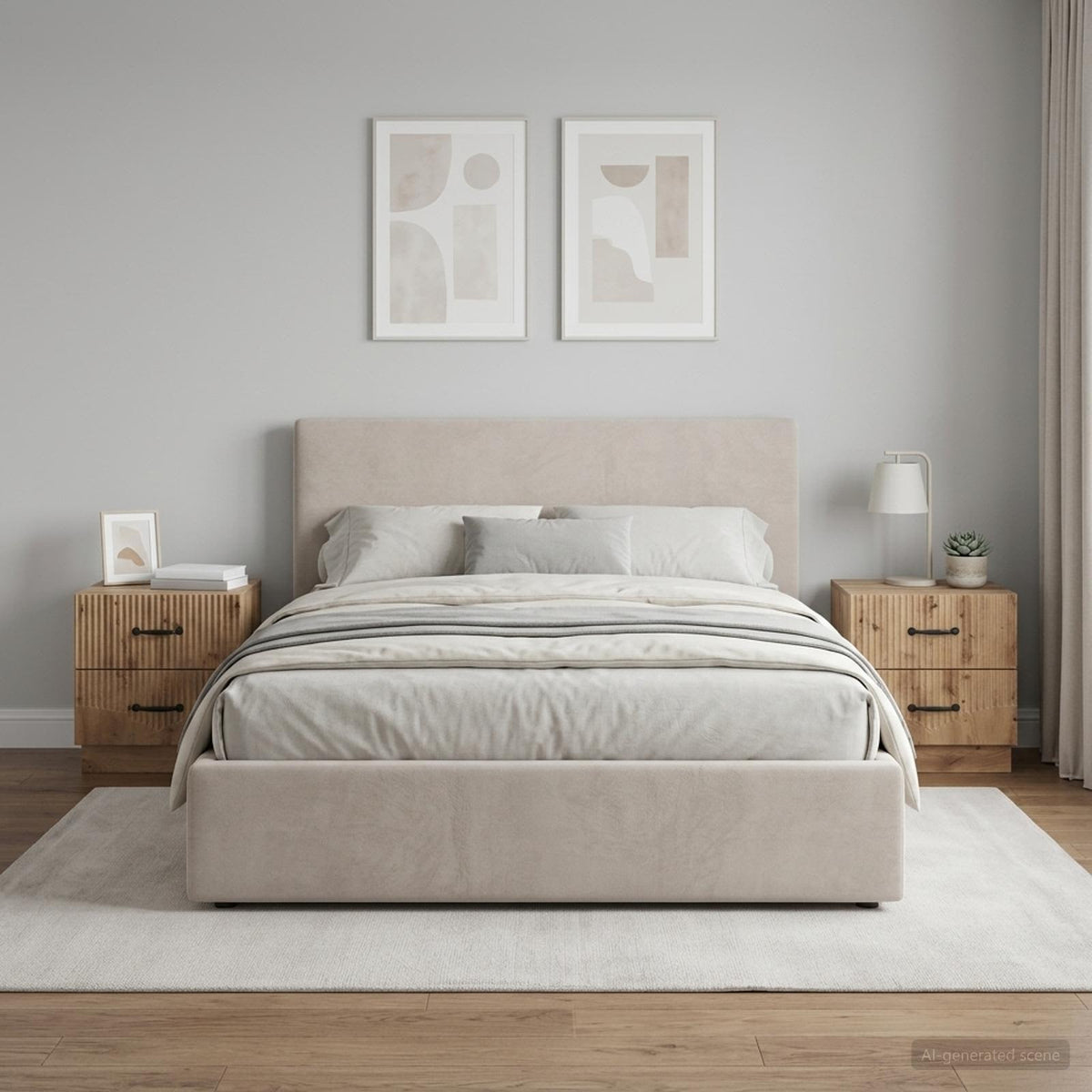 Nachttisch 2 stk. Artisan-Eiche 43 x 34,5 x 44,5 cm