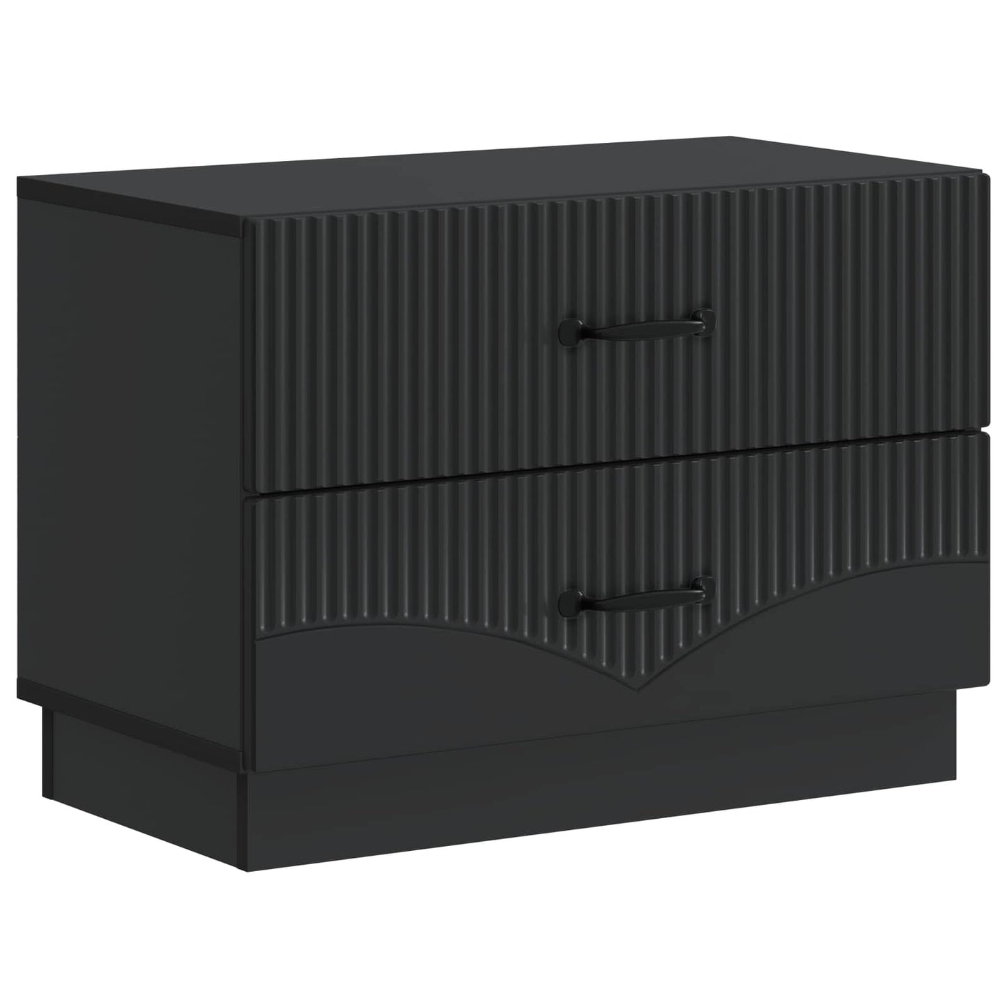 Nachttisch Schwarz 62 x 34,5 x 44,5 cm Holzwerkstoff