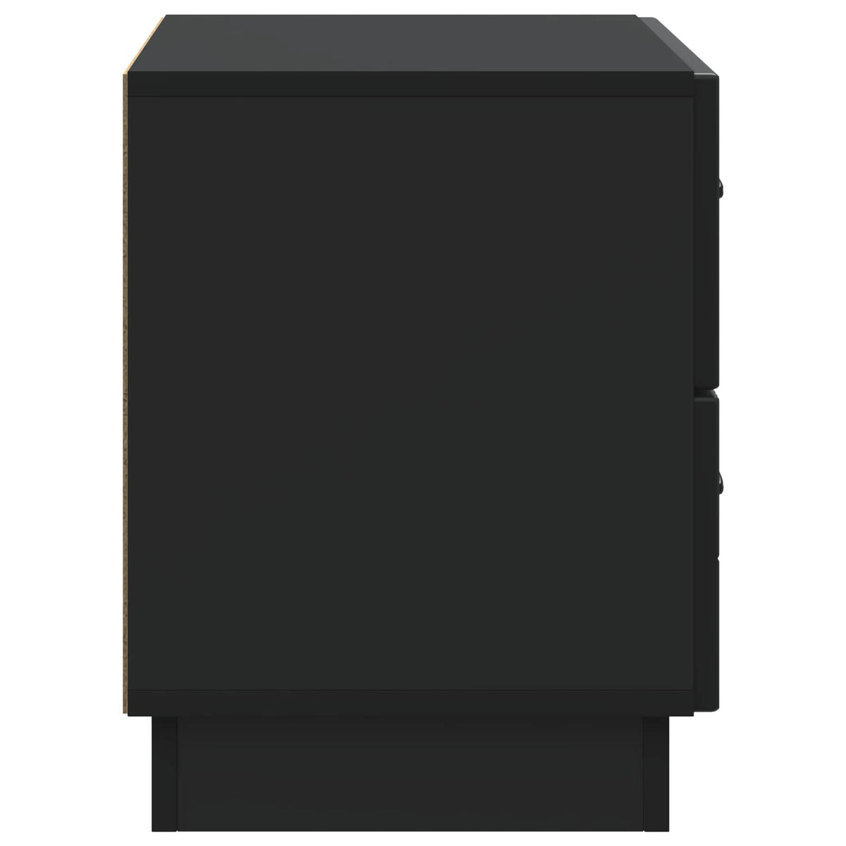 Nachttisch Schwarz 62 x 34,5 x 44,5 cm Holzwerkstoff