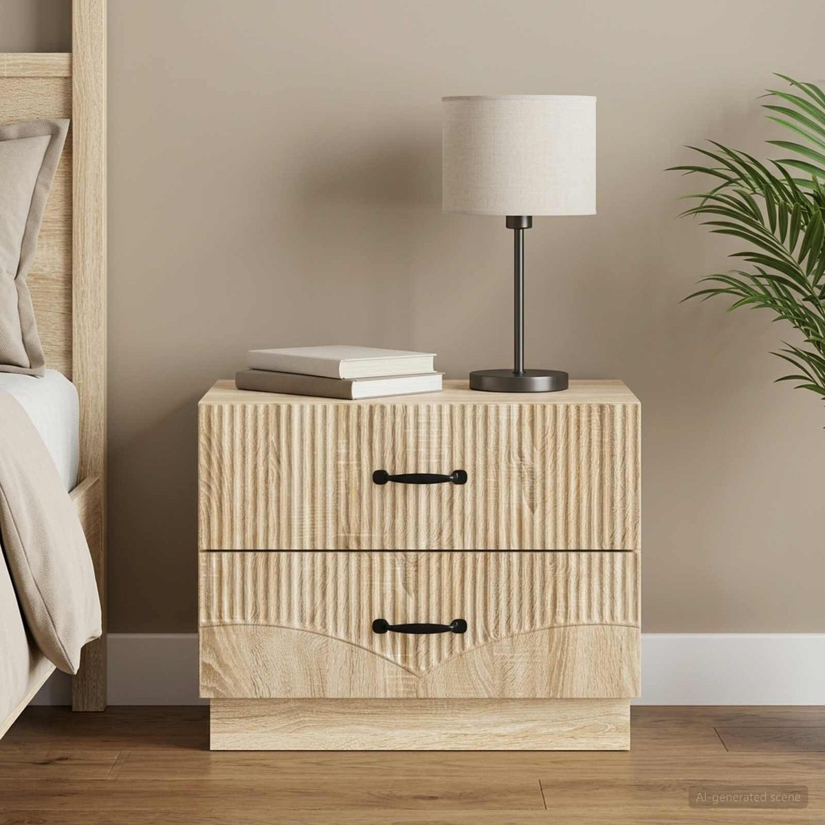 Nachttisch Sonoma-Eiche 62 x 34,5 x 44,5 cm Holzwerkstoff