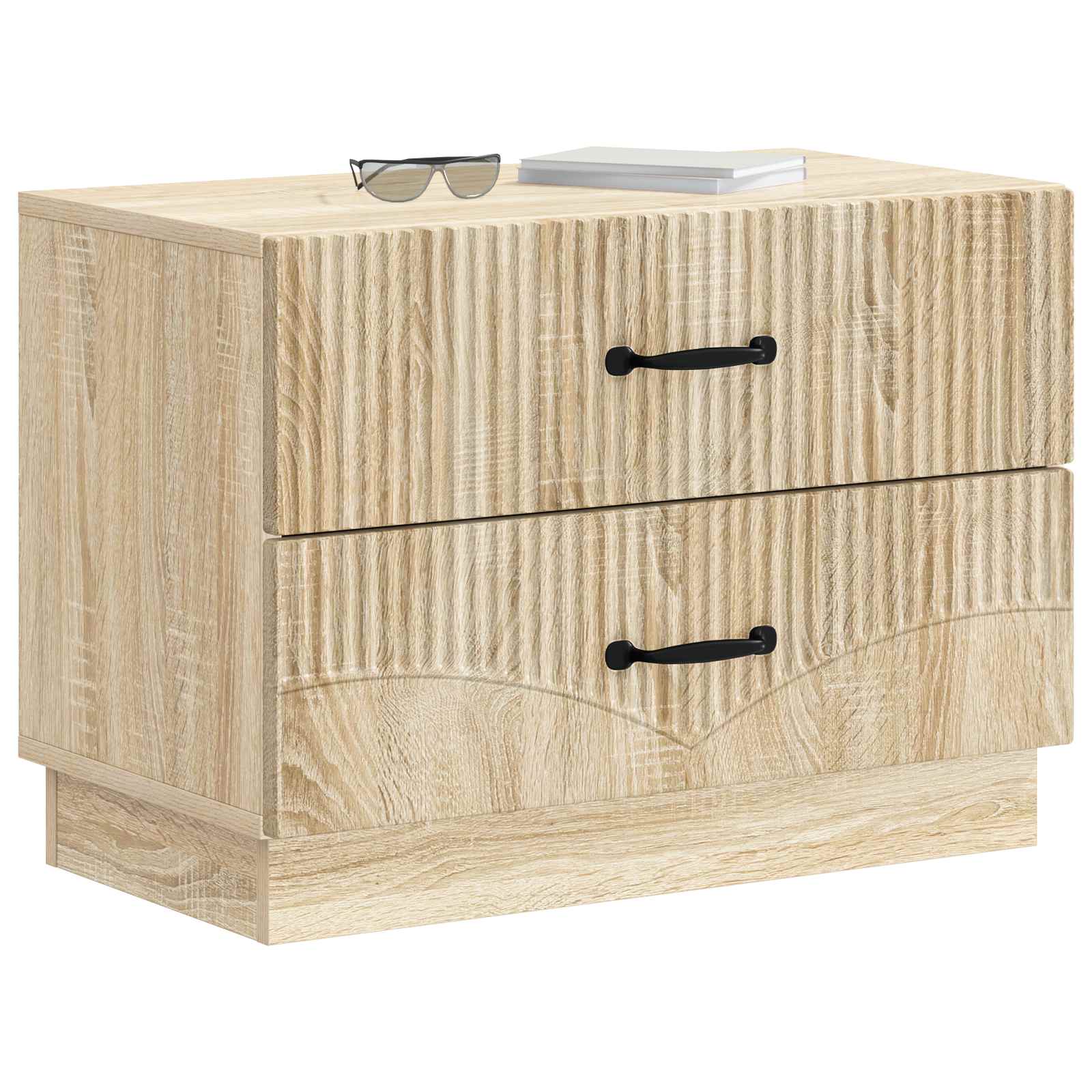 Nachttisch Sonoma-Eiche 62 x 34,5 x 44,5 cm Holzwerkstoff
