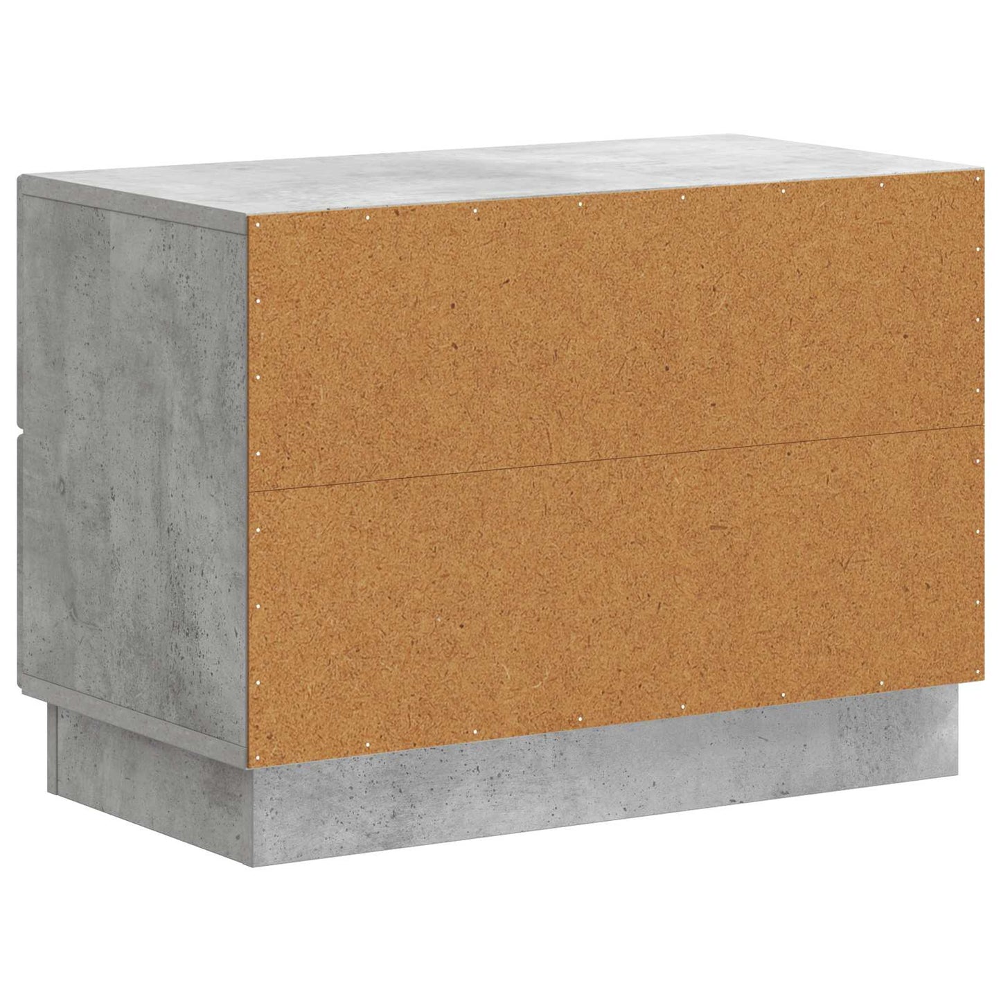 Nachttisch Betongrau 62 x 34,5 x 44,5 cm Holzwerkstoff