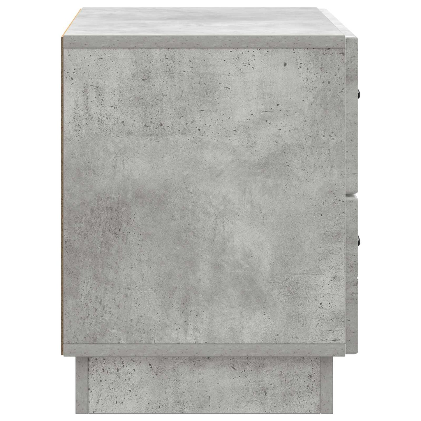 Nachttisch Betongrau 62 x 34,5 x 44,5 cm Holzwerkstoff
