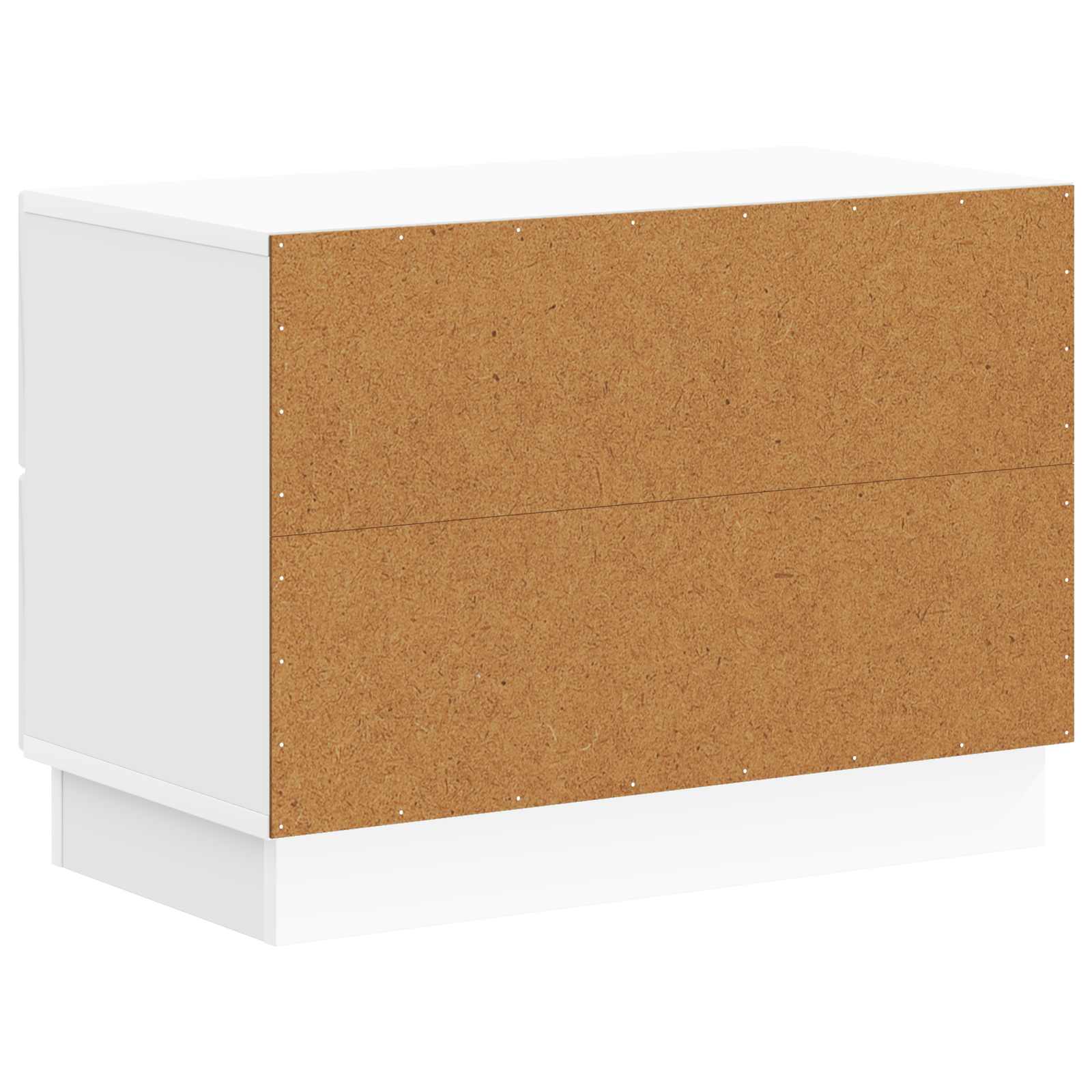 Nachttisch Hochglanz Weiß 62 x 34,5 x 44,5 cm Holzwerkstoff
