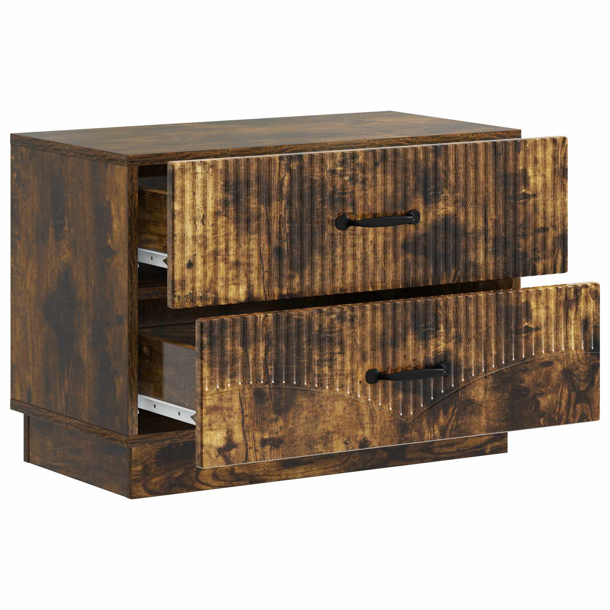 Nachttisch Räuchereiche 62 x 34,5 x 44,5 cm Holzwerkstoff