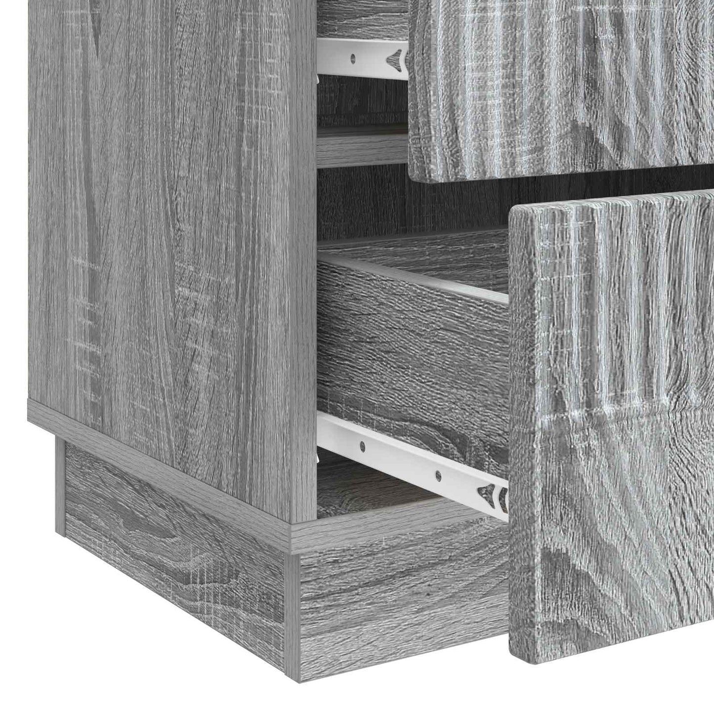 Nachttisch Sonoma-Grau 62 x 34,5 x 44,5 cm Holzwerkstoff