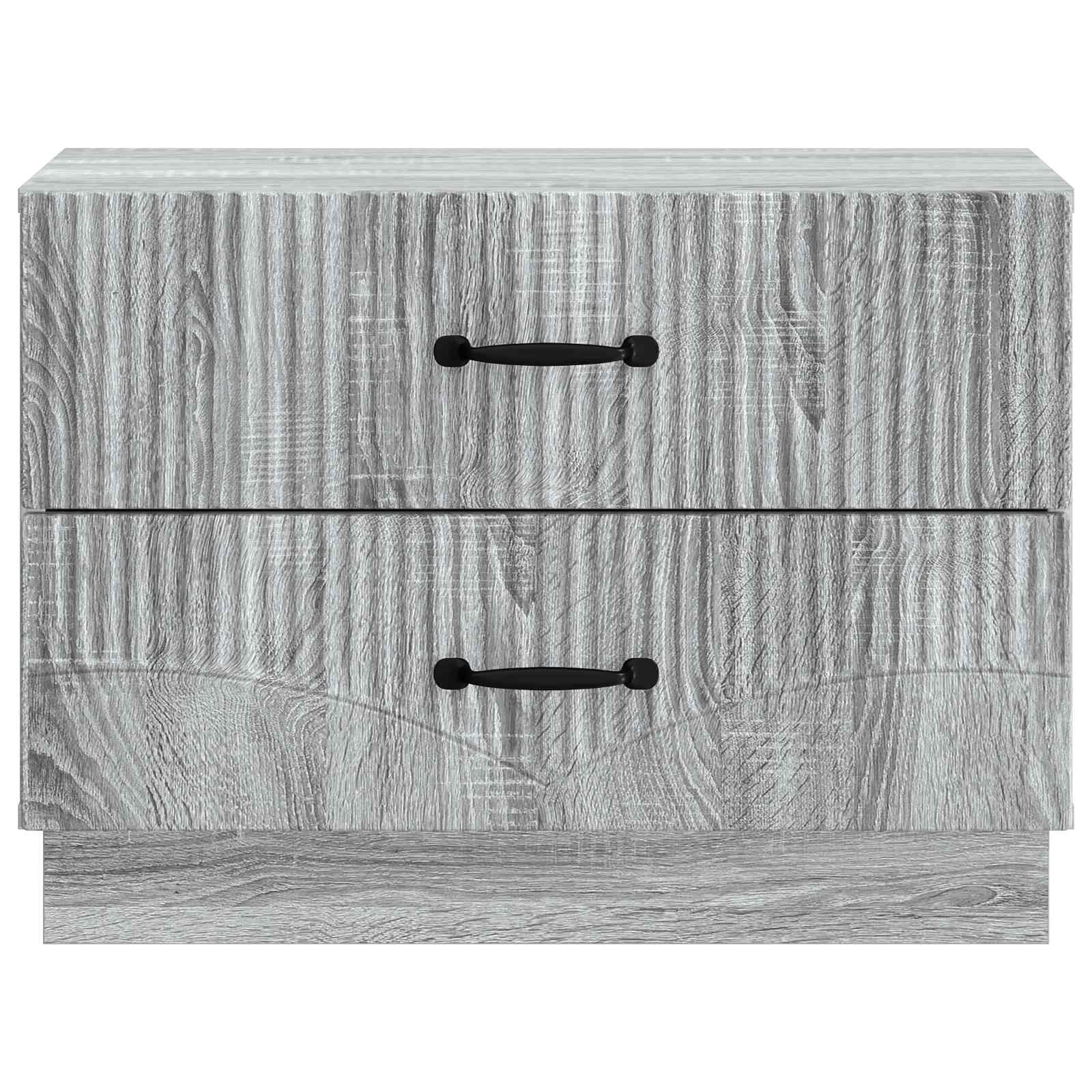 Nachttisch Sonoma-Grau 62 x 34,5 x 44,5 cm Holzwerkstoff