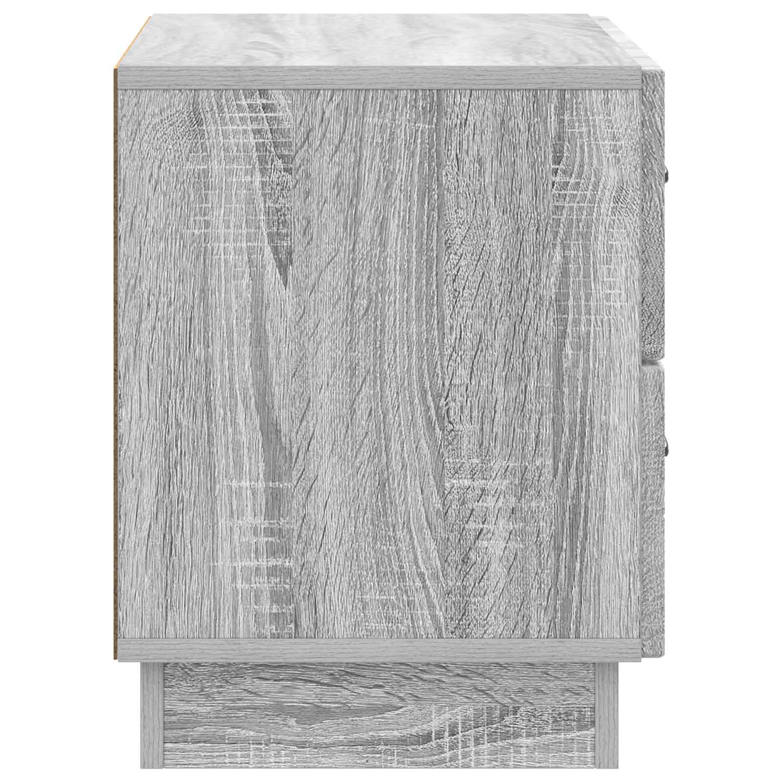Nachttisch Sonoma-Grau 62 x 34,5 x 44,5 cm Holzwerkstoff
